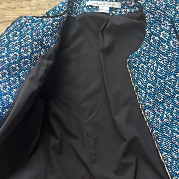 Diane von Furstenberg Buckley Tweed Jacket size 2 - Picture 12 of 12